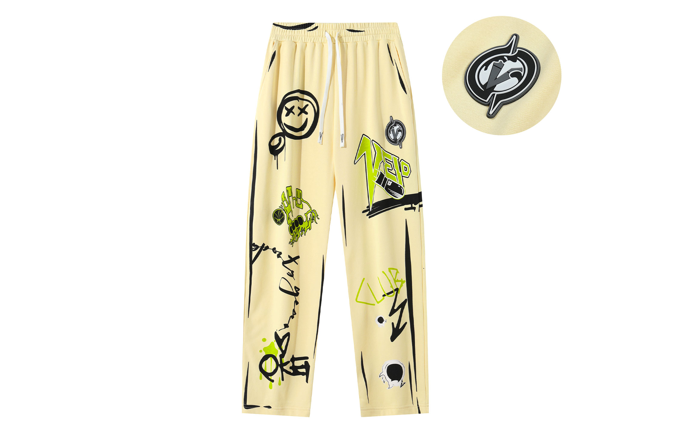 

Вязаные спортивные штаны унисекс VEIDOORN, желтый