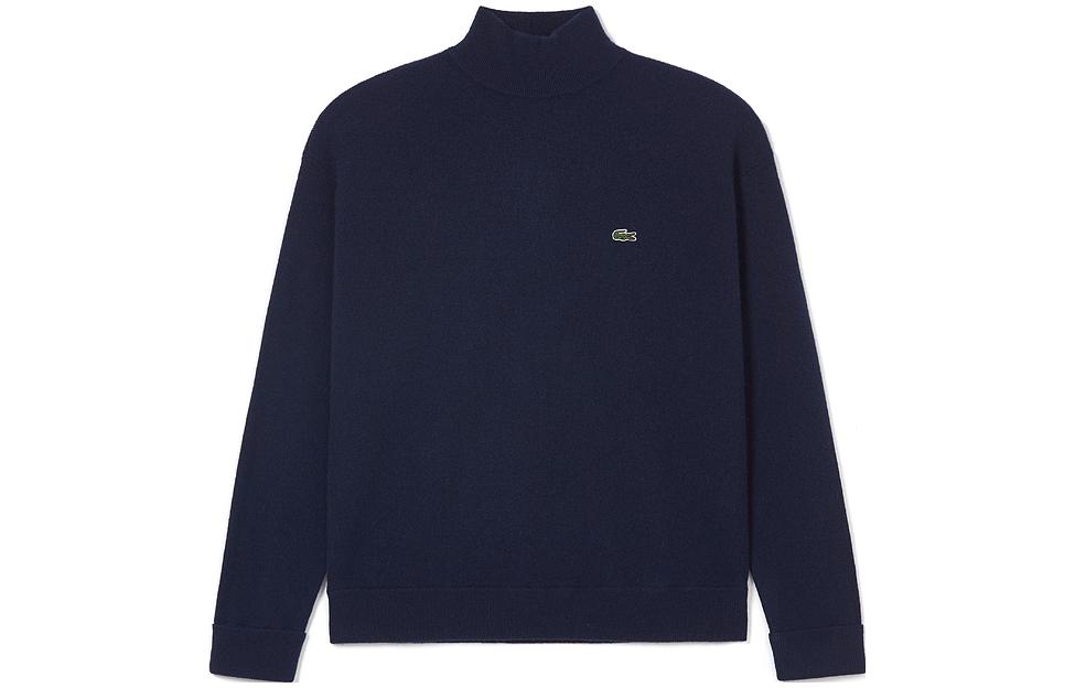 Свитер женский LACOSTE ady, воротник стойка, светло-розовый — фото 4