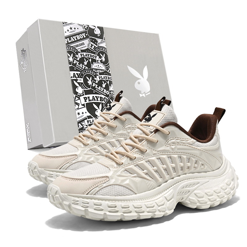 

Низкие массивные кроссовки мужские Playboy, Beige