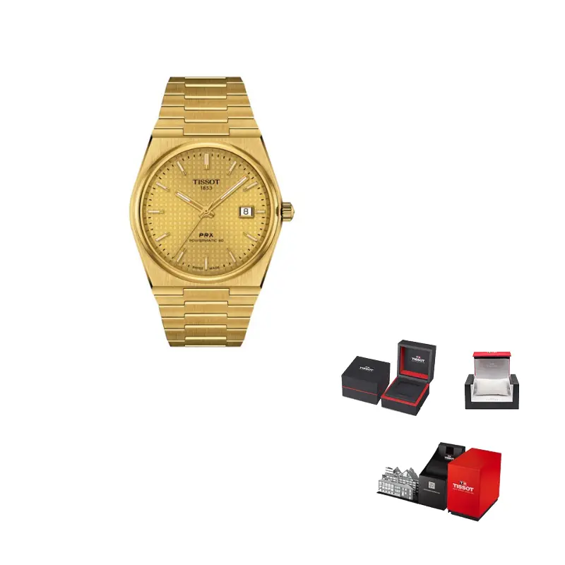 

TISSOT Часы Men's PRX Super Player Series Watch, Gold Dial