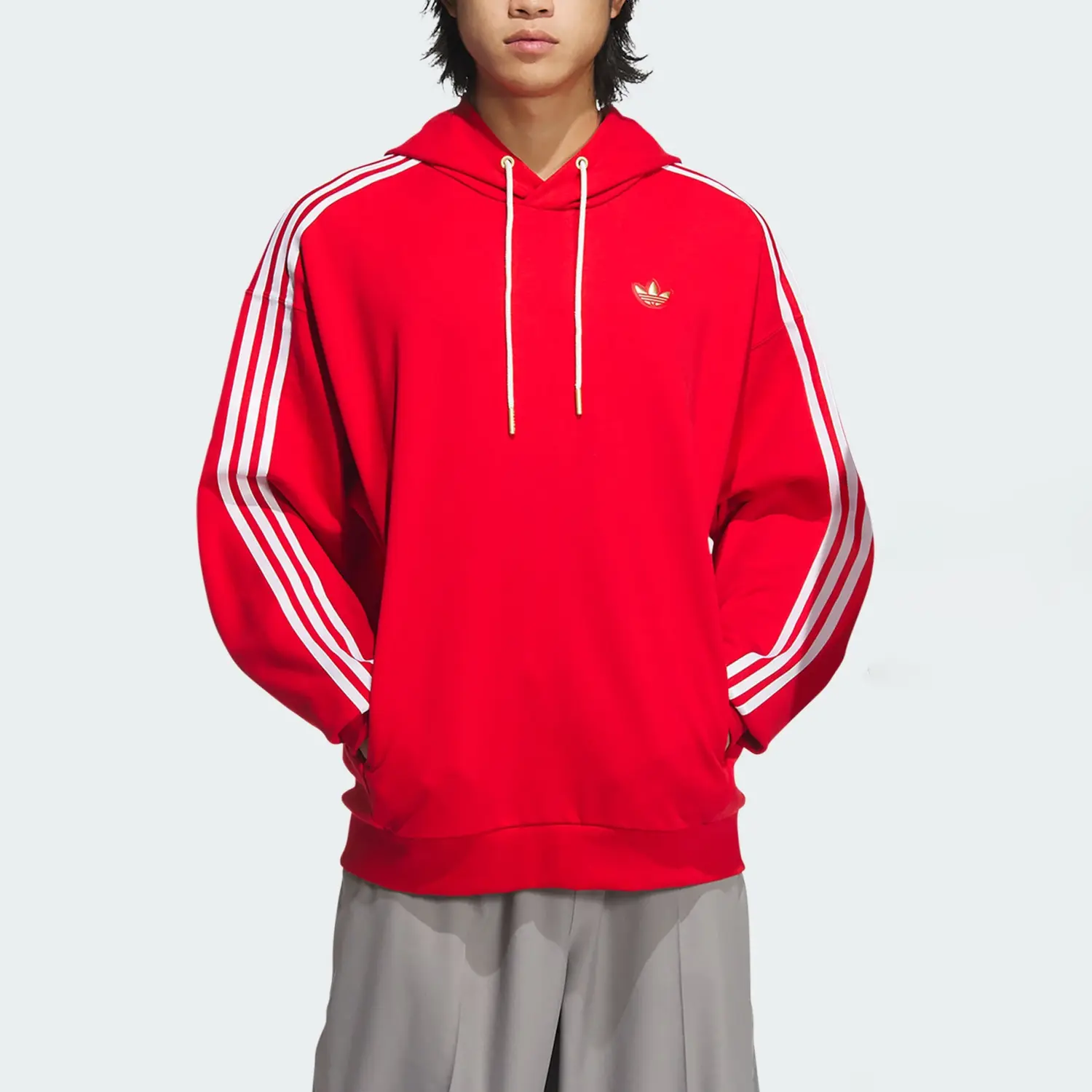 Новый свитшот Unisex Light Scarlet Adidas Originals, Light Scarlet — фото 3