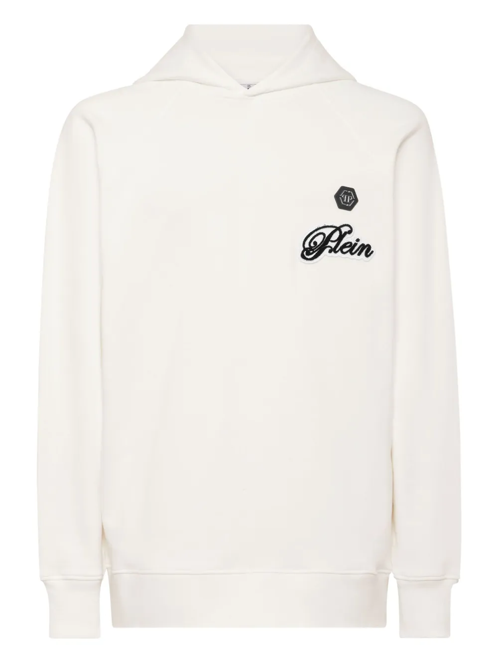 

Худи с нашивкой-логотипом Philipp Plein, нейтральный