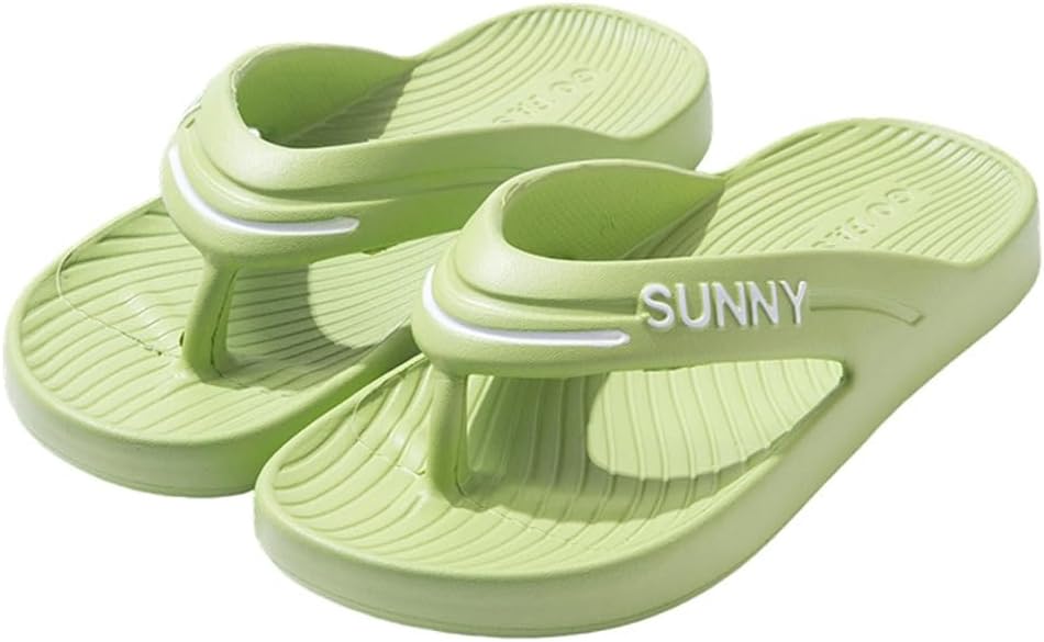 

Женские и мужские шлепанцы Rungion, узкие, пляжные, быстро сохнущие, для душа, с базовой легкой амортизацией, нескользящие сандалии-вьетнамки, B-green