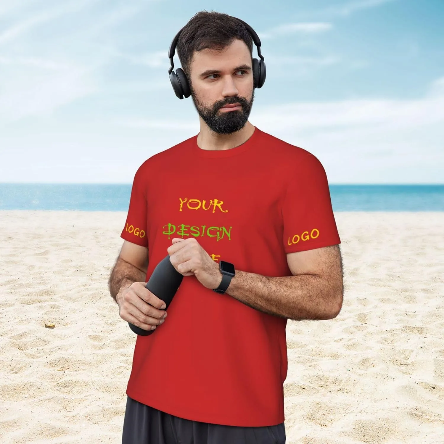 Футболка Custom Men's Novelty — фото 4