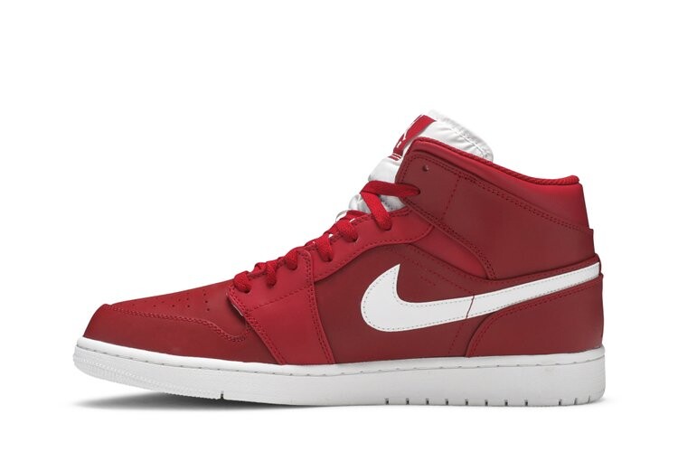 Кроссовки Air Jordan 1 Retro Mid 'Gym Red 2.0', красный — фото 3