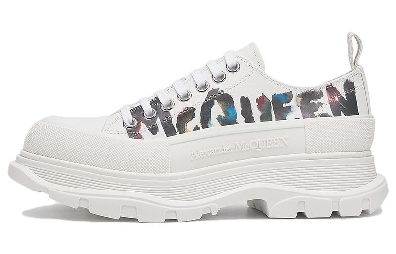 

Ботинки Alexander McQueen Tread Slick Low Lace Up White Grafitti