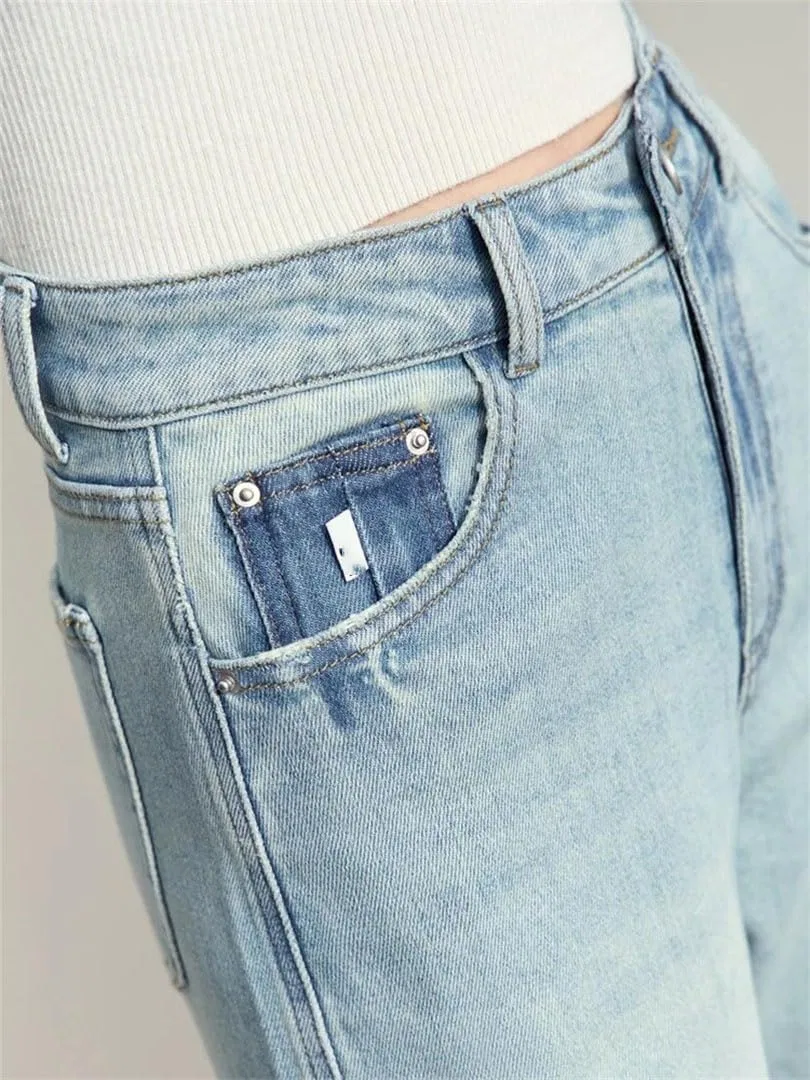 Джинсы зауженные, деним, Denim Blue — фото 4