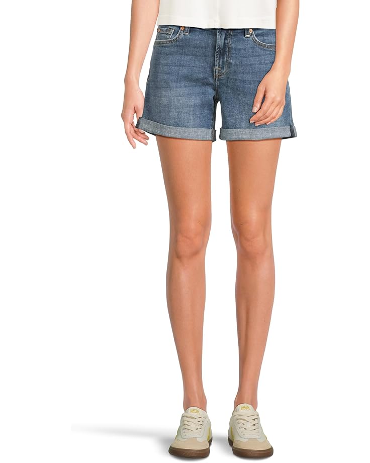 

Шорты 7 For All Mankind Mid Roll Shorts, цвет Broken Twill Vanity