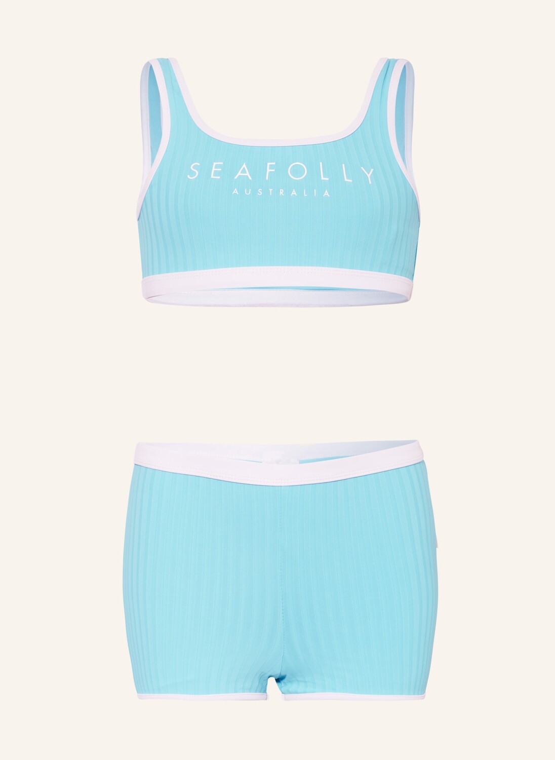 

Бикини-бюстье essentials SEAFOLLY, цвет TÜRKIS/WEISS
