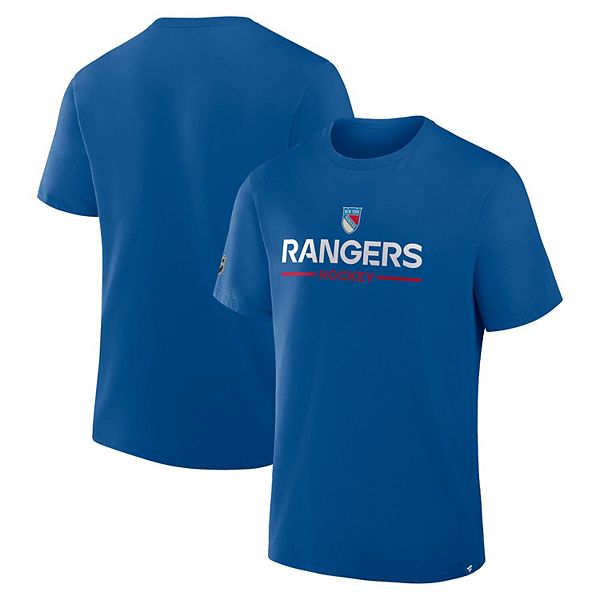 

Мужская синяя футболка new york rangers centennial Fanatics