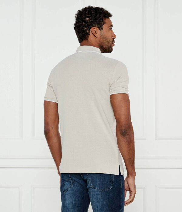 Рубашка поло Custom slim fit Polo Ralph Lauren, желтый — фото 4