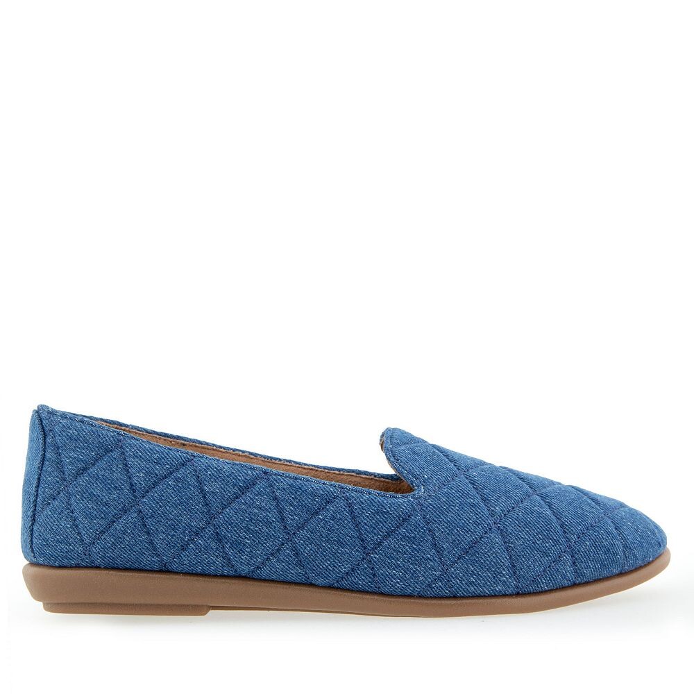 Женские лоферы Aerosoles Betunia, цвет Medium Blue Quilted — фото 2