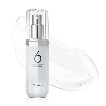 

6 Salon Lactobacillus Hair Perfume Oil Light для сухих поврежденных вьющихся вьющихся волос 100 мл, Masil