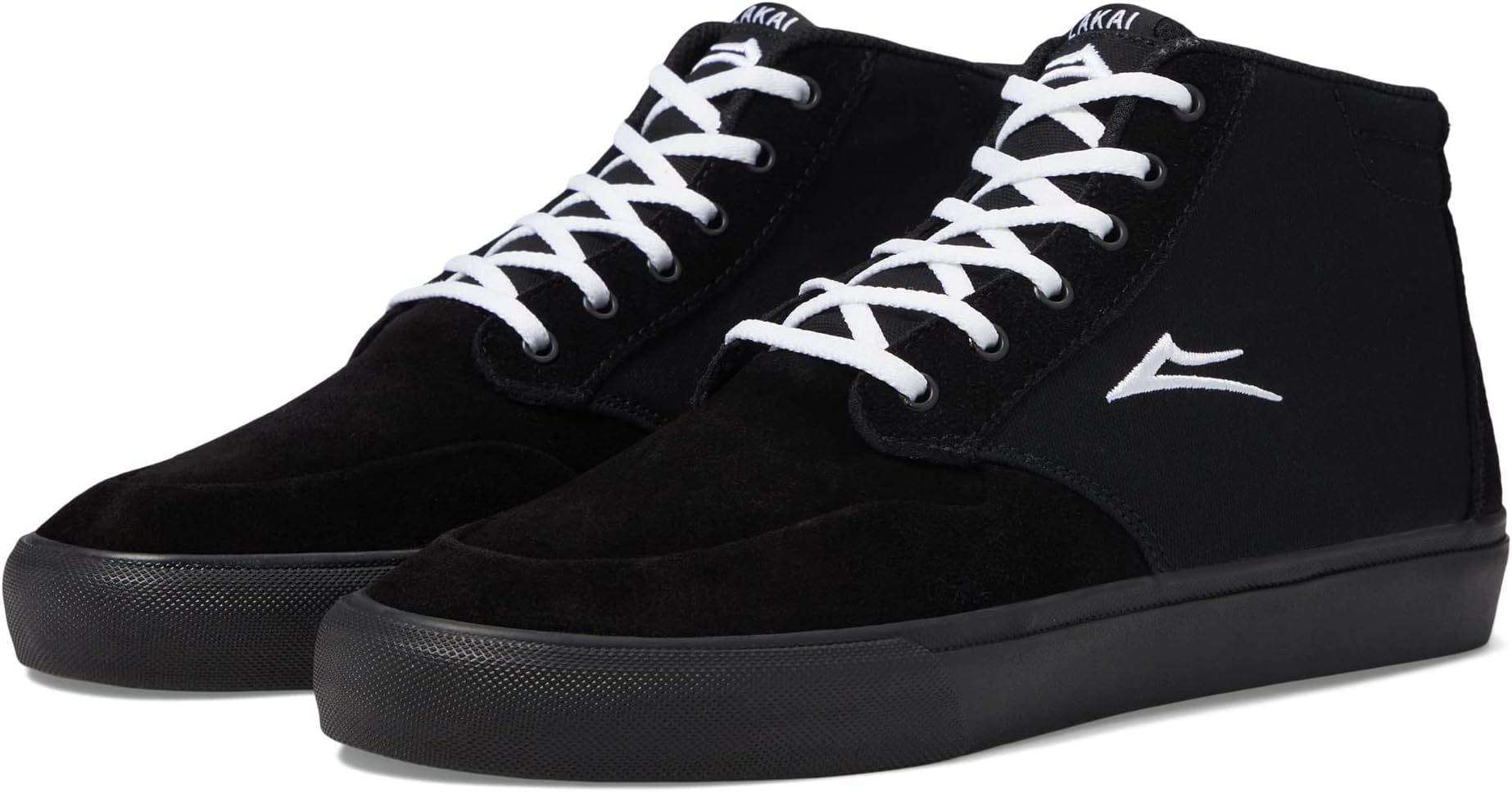 

Кроссовки Lakai Riley 3 High, цвет Black/Black Suede