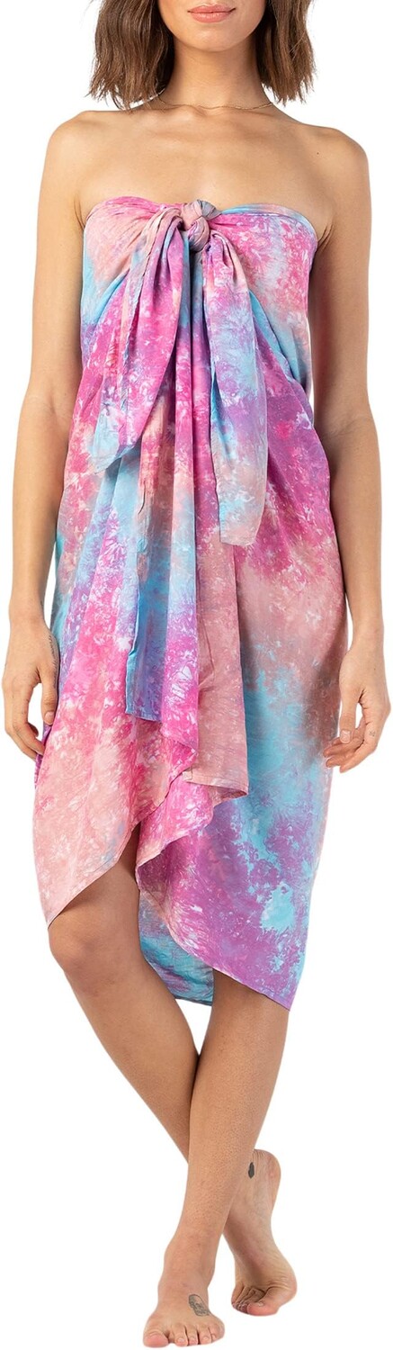 

Купальник Tiare Hawaii Sarong, цвет Mauve Turquoise Pink Smoke