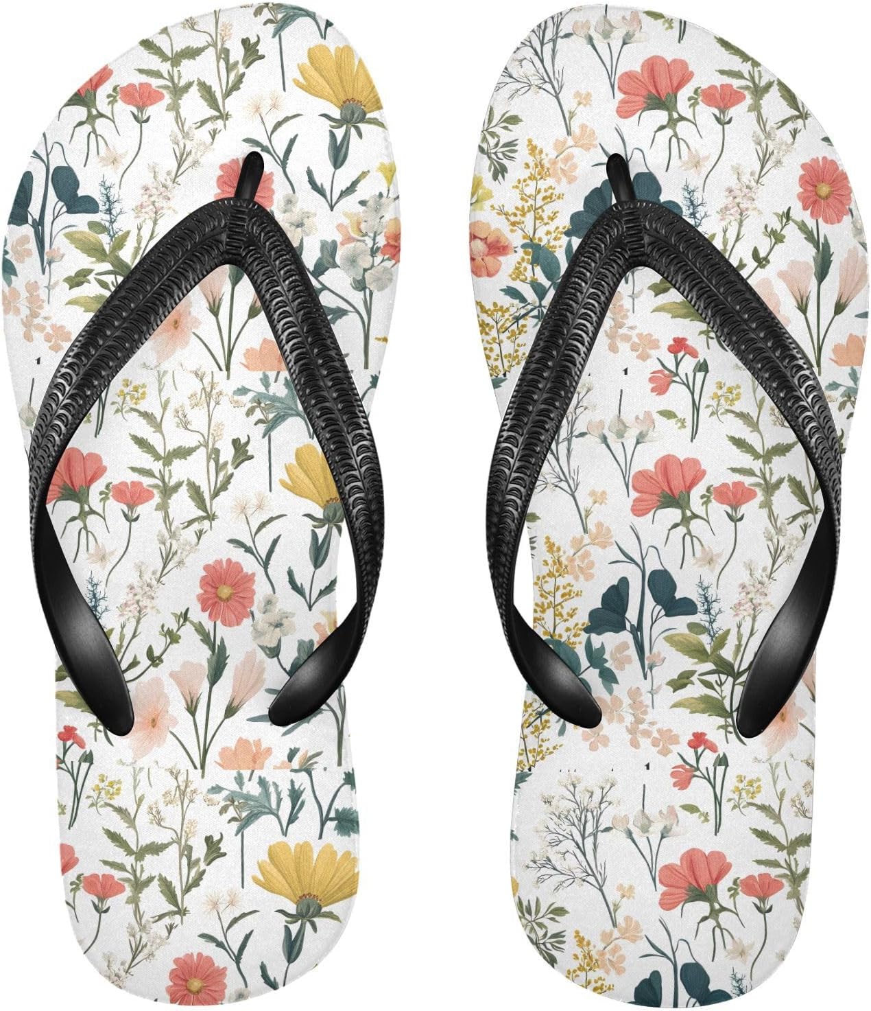 

Сандалии Flowers Plants Flip Flop для пляжа, лета и повседневного ношения, для женщин и мужчин 20860720 Kfbe, Colorful Flowers