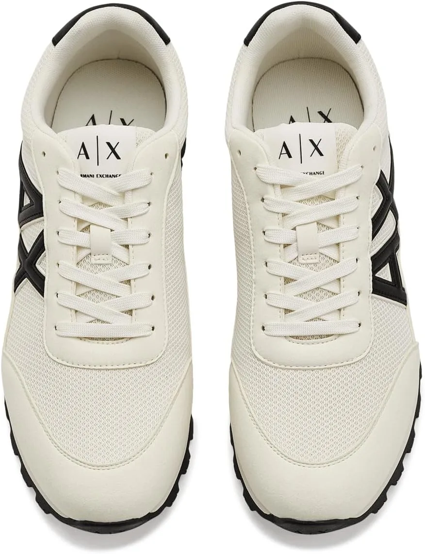 Мужские кроссовки Armani Exchange Drop, белый/черный — фото 2