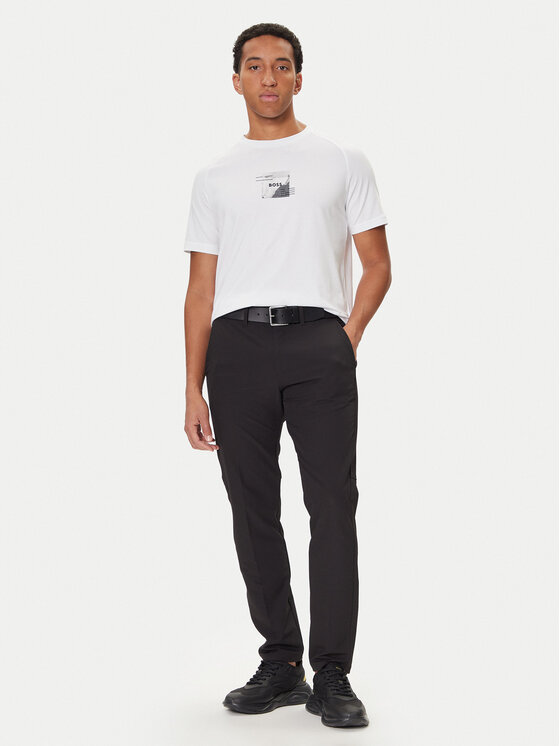 Футболка relaxed fit Stripe Zone 50548093 Boss, белый — фото 2