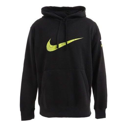 

Толстовка Men's Nike Logo Printing Sports Fleece Lined Black, черный