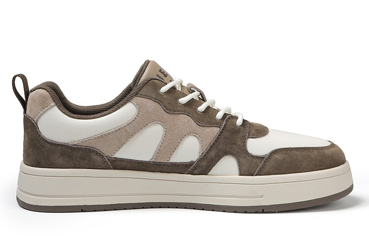 Кроссовки JEEP SPIRIT Skateboarding Shoes Men Low-top Light Sandy, цвет High-end feel - Starlight Sand [Genuine Leather] — фото 2