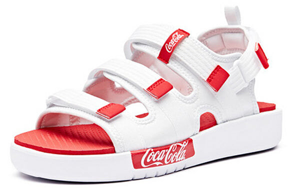 Сандалии x пляжные сандалии coca cola Anta, белый — фото 3
