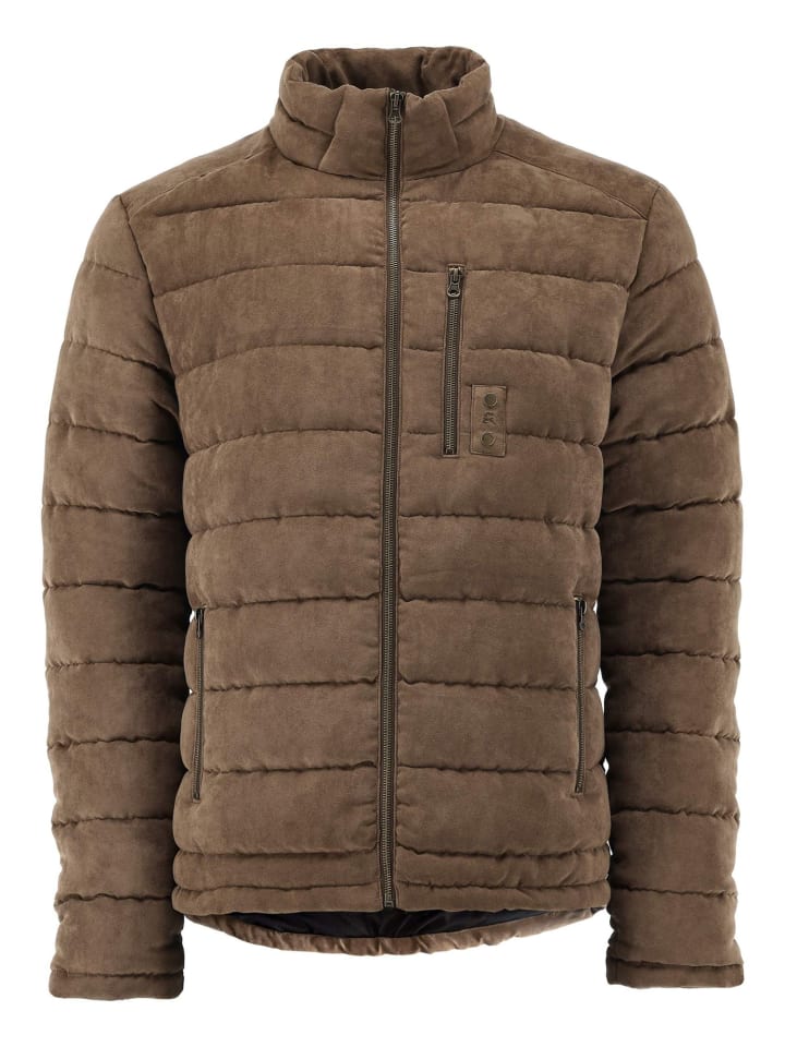 

Tom Collins Стеганая куртка Flisa средне-коричневого цвета