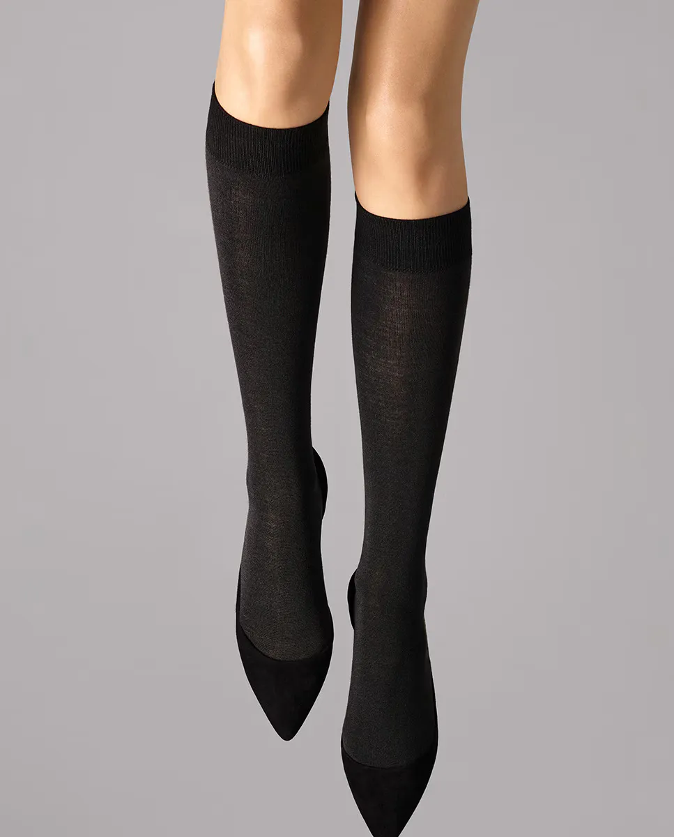 

Черные мини-носки Merino 200D Wolford