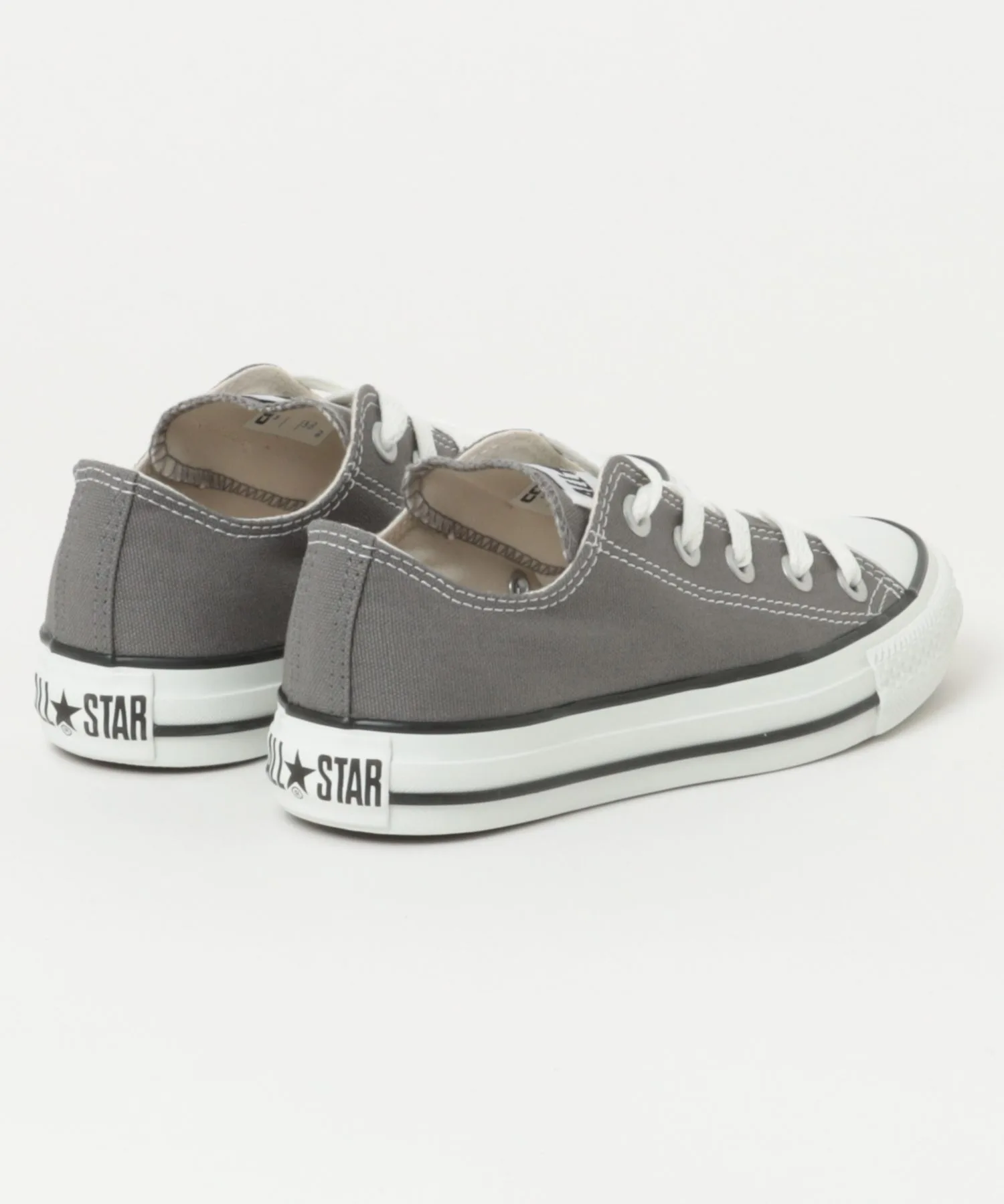 Мужские кеды из канваса CONVERSE ALL STAR OX CHARCOAL серые — фото 2