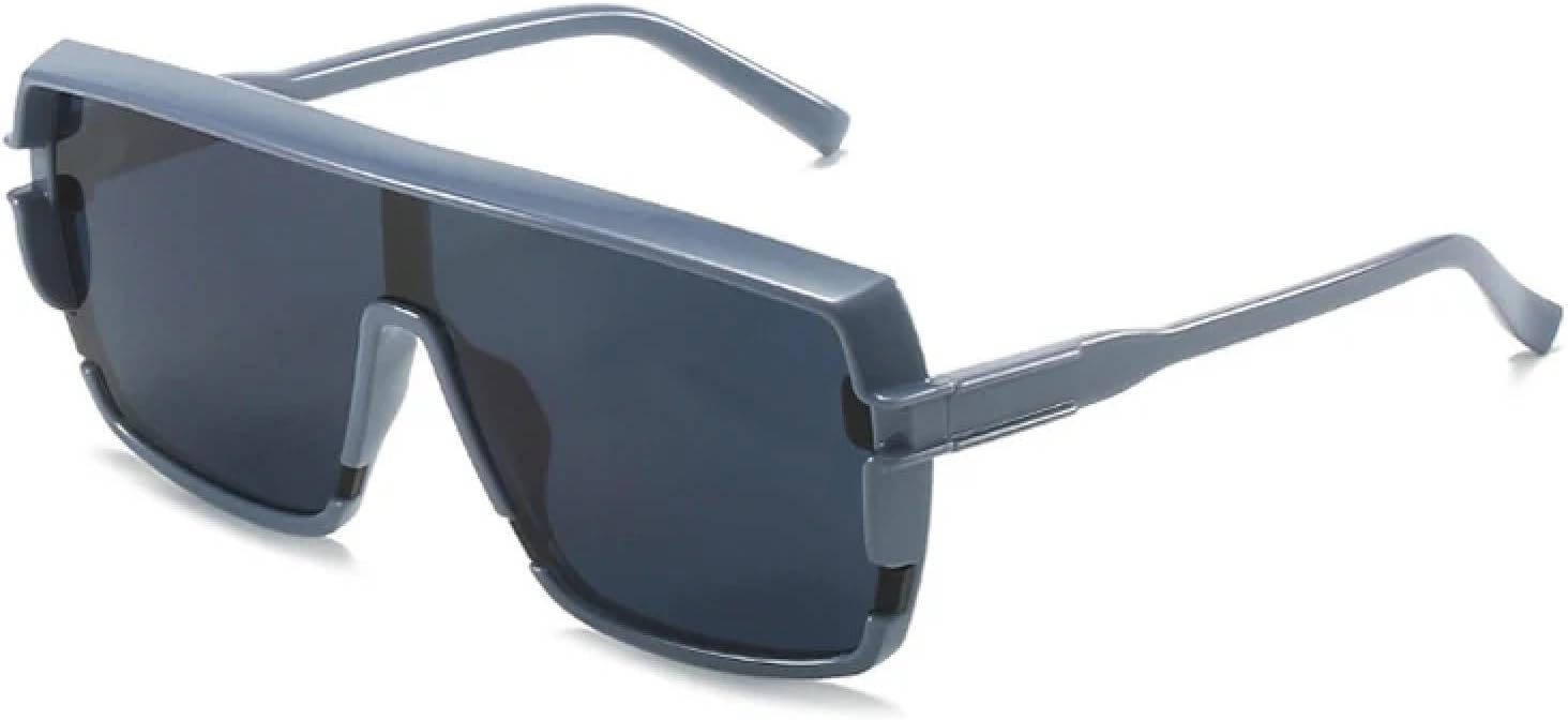 

Модные панк-солнцезащитные очки для женщин и мужчин в стиле ретро, ​​солнцезащитные очки для женщин, для активного отдыха и вождения, защита от УФ-излучения UV400 TKKTLLT, Gray Gray