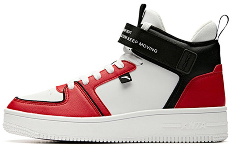 

Скейтбординговые туфли женские высокие большие красные/белые Anta, Красный, Скейтбординговые туфли женские высокие большие красные/белые Anta