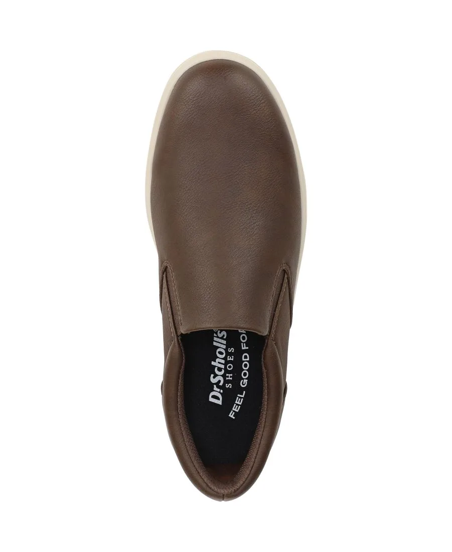Мужские слипоны City Cloud Dr. Scholl's, темно-коричневый faux leather — фото 3