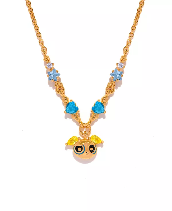 

Позолоченное ожерелье Crystal The Powerpuff Girls в виде пузырей Girls Crew, gold