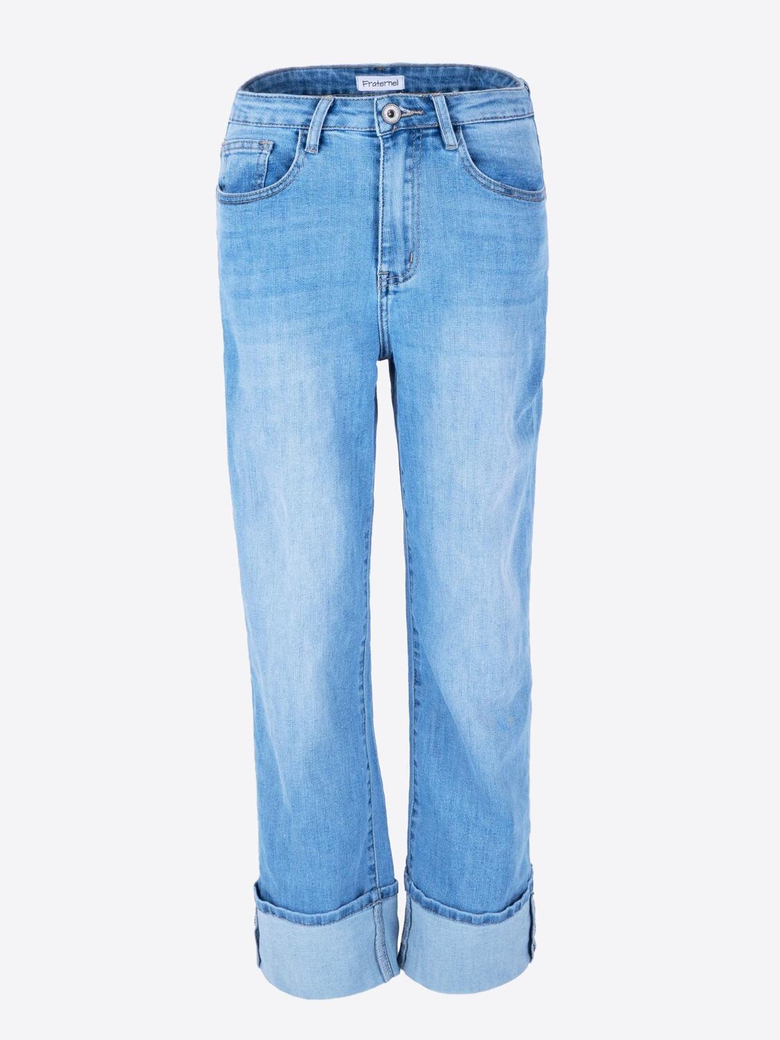 

Fraternel Расклешенные джинсы 'Ankle Jeans' в синем цвете