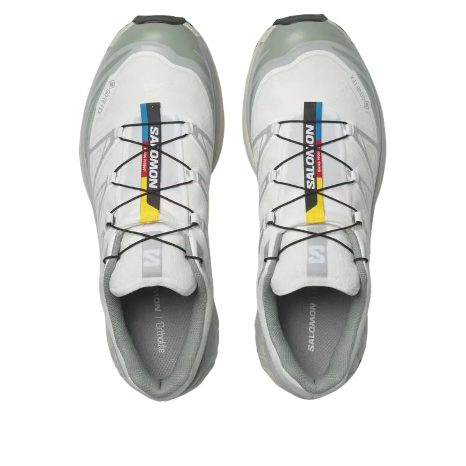 Кроссовки SALOMON XT-6 Gore-tex 'White Green Milieu' — фото 3