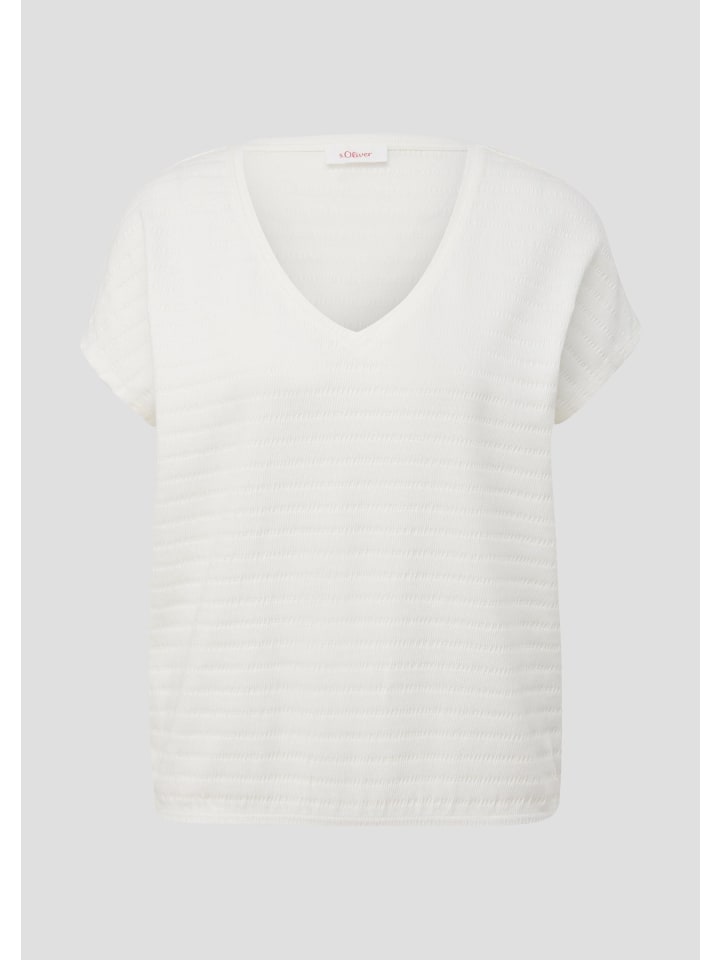 

s.Oliver Футболка цвета 0210_ecru, Бежевый, s.Oliver Футболка цвета 0210_ecru