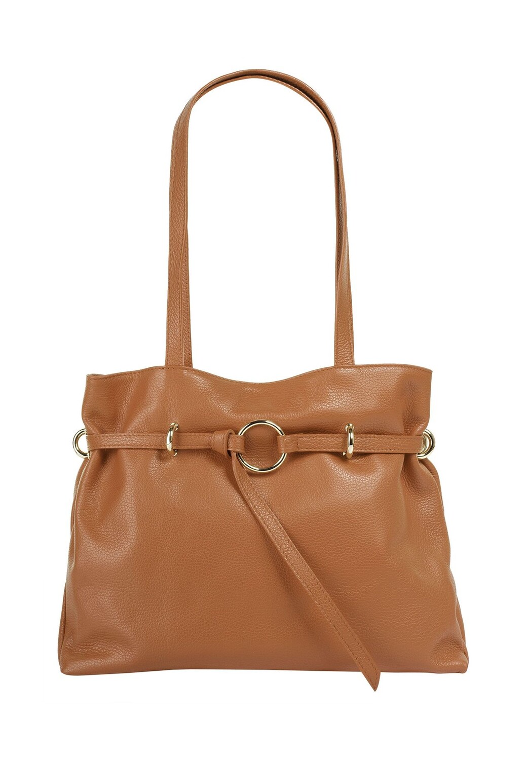 

Сумочка, натуральная кожа, производство Италия Samantha Look, цвет Cognac