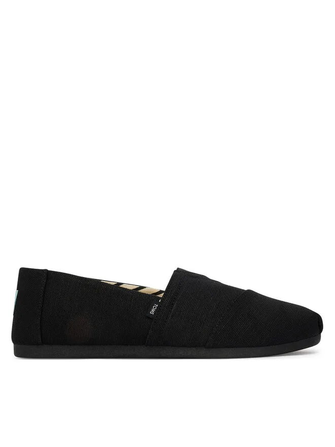 Toms Alpargata Classic 10020785 черные низкие туфли