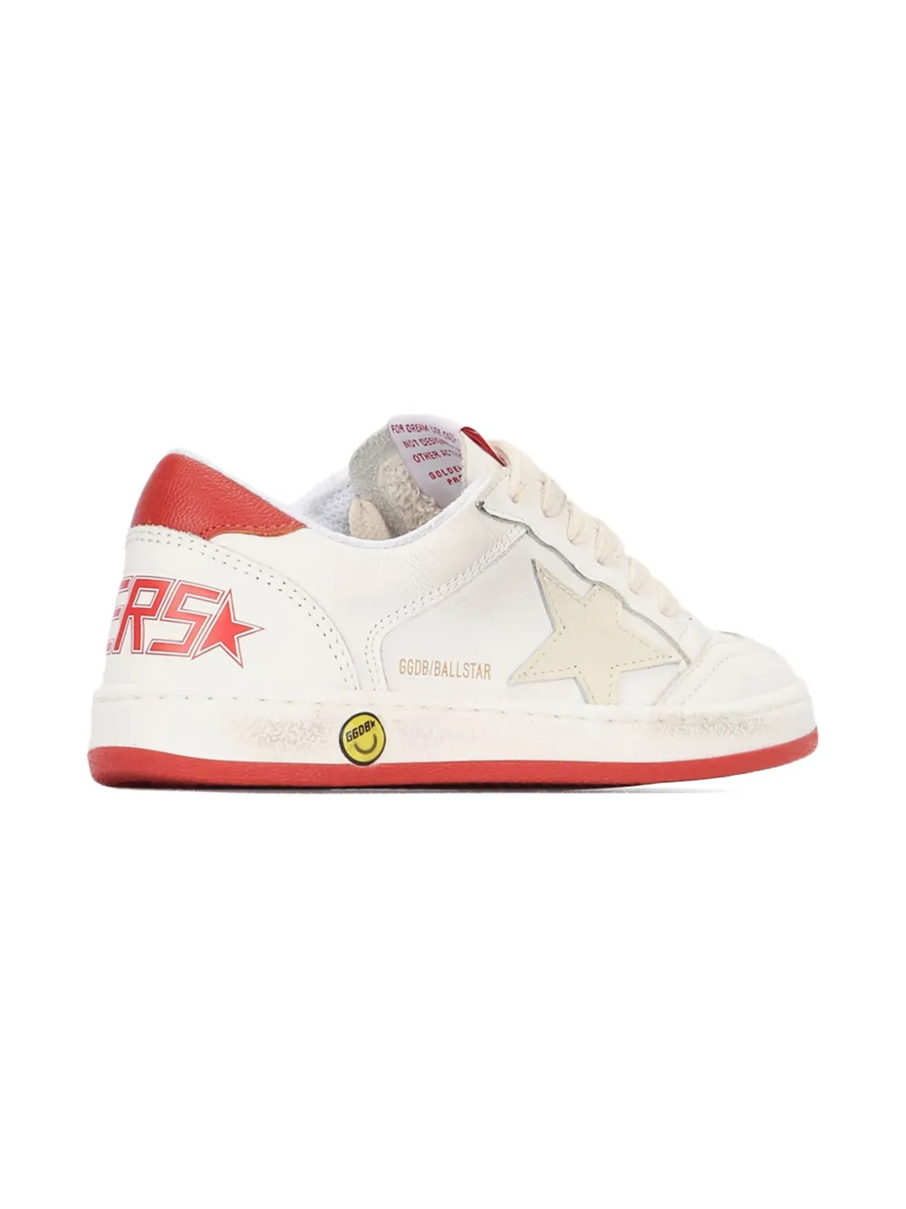 Кроссовки Ball Star Double Quarter Golden Goose Kids, белый — фото 3