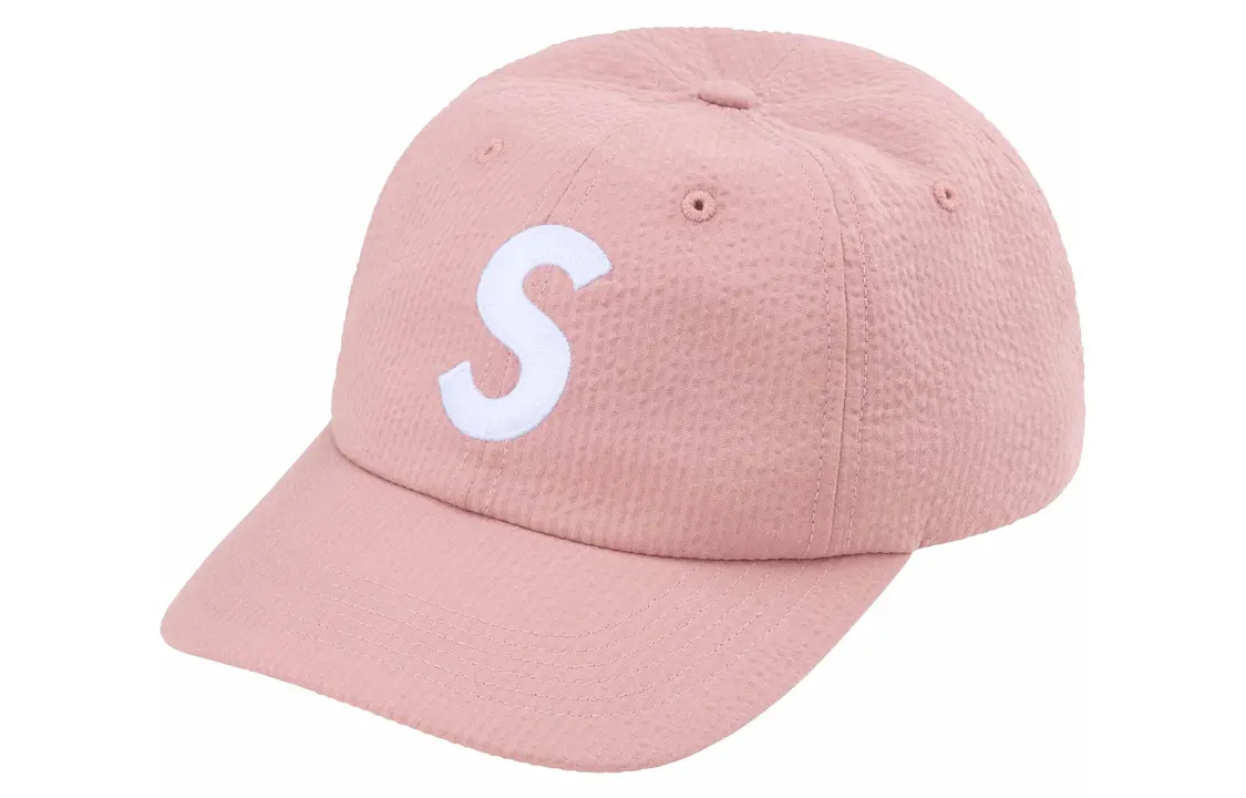 

Кепка Supreme с логотипом S, розовый