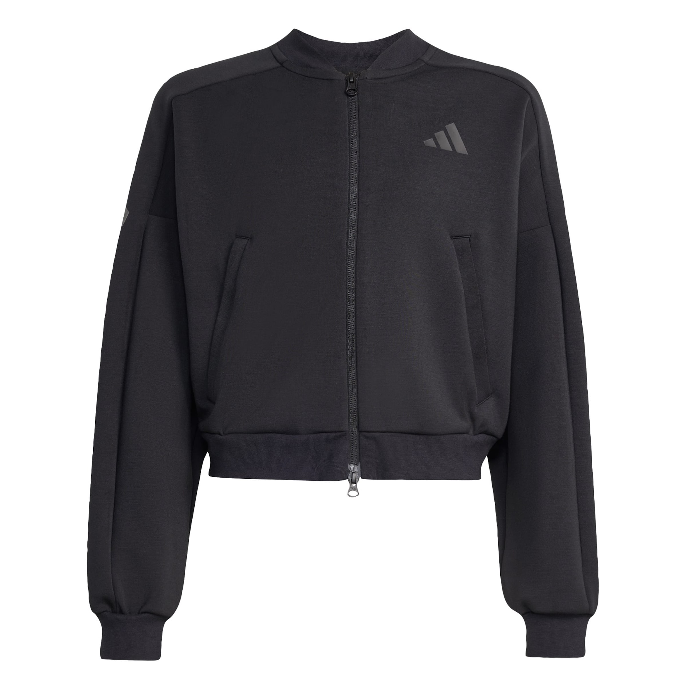 Adidas Sportswear Черный спортивный худи с молнией 'Future Icons'