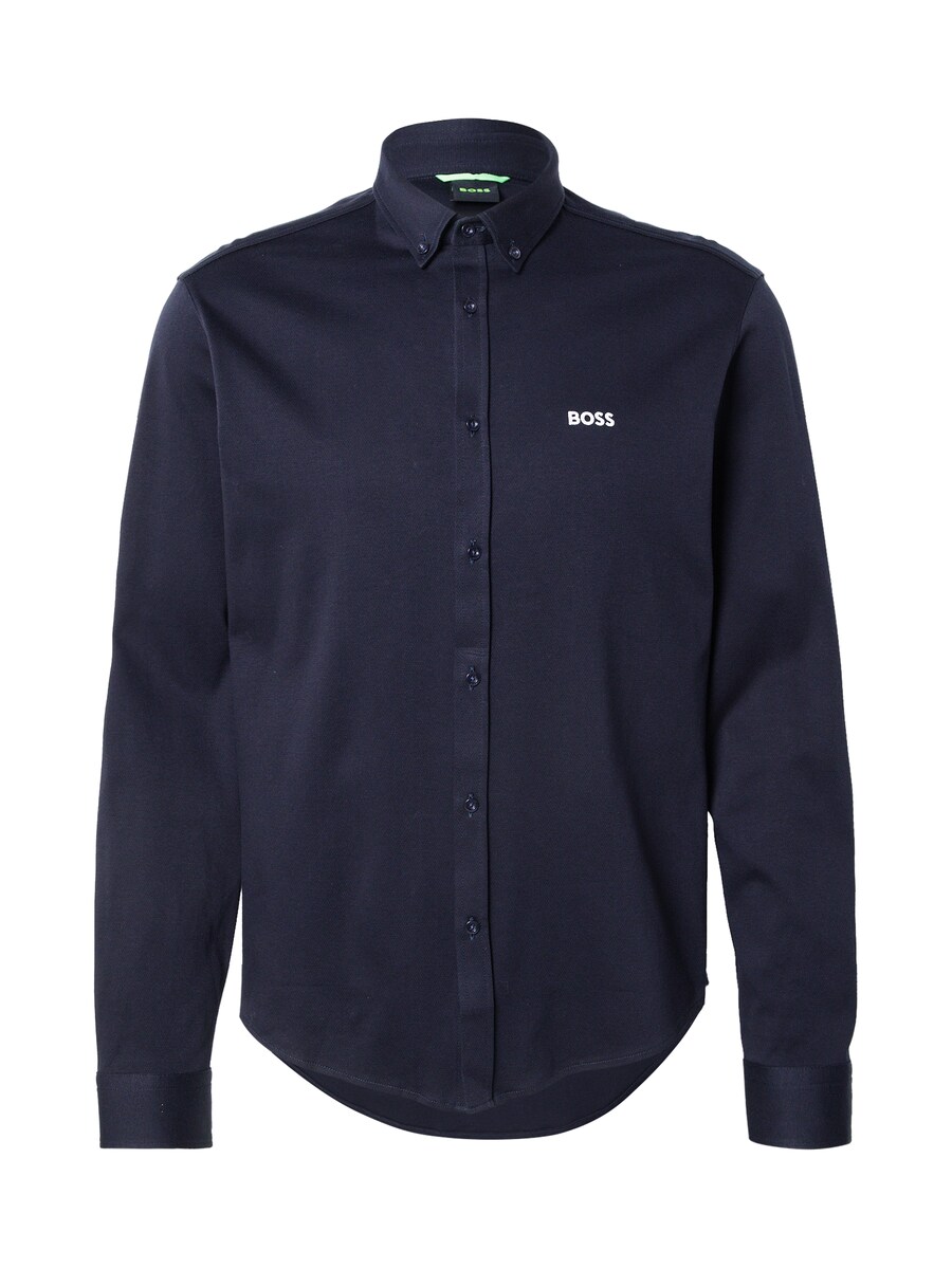 

Рубашка Slim Fit на пуговицах BOSS B_Motion L, морской синий