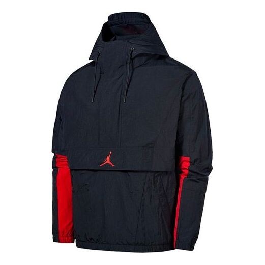 

Куртка Air Jordan MENS Jumpman Classics Logo Print Casual Hooded Jacket Black, черный