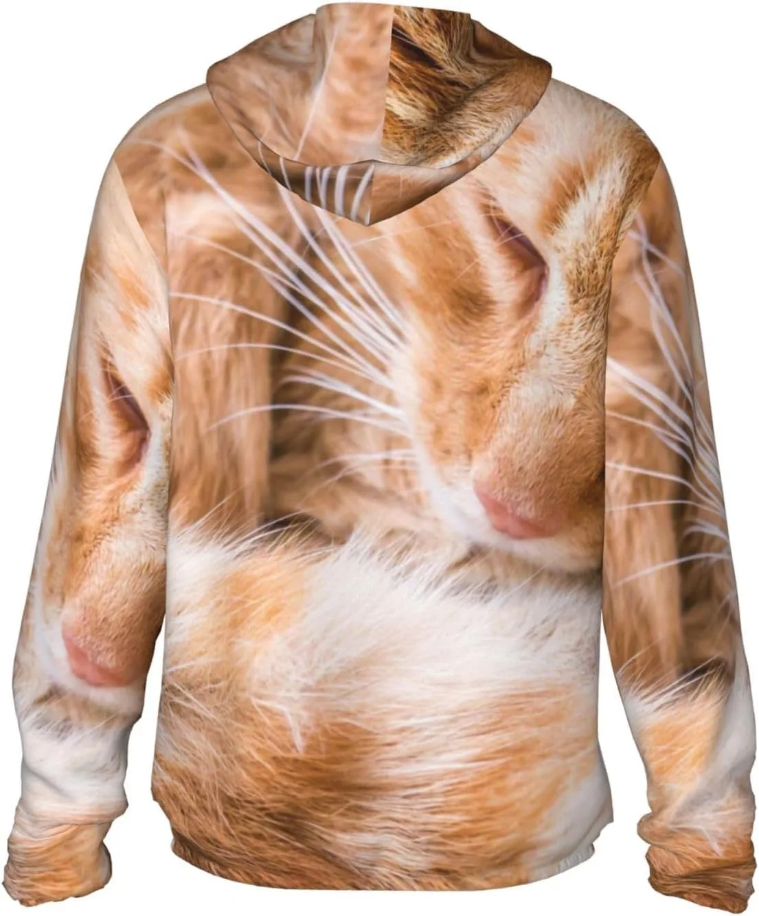 Толстовка Lazy Cat с защитой от солнца, длинный рукав, легкая спортивная одежда с молнией для мужчин и женщин — фото 4