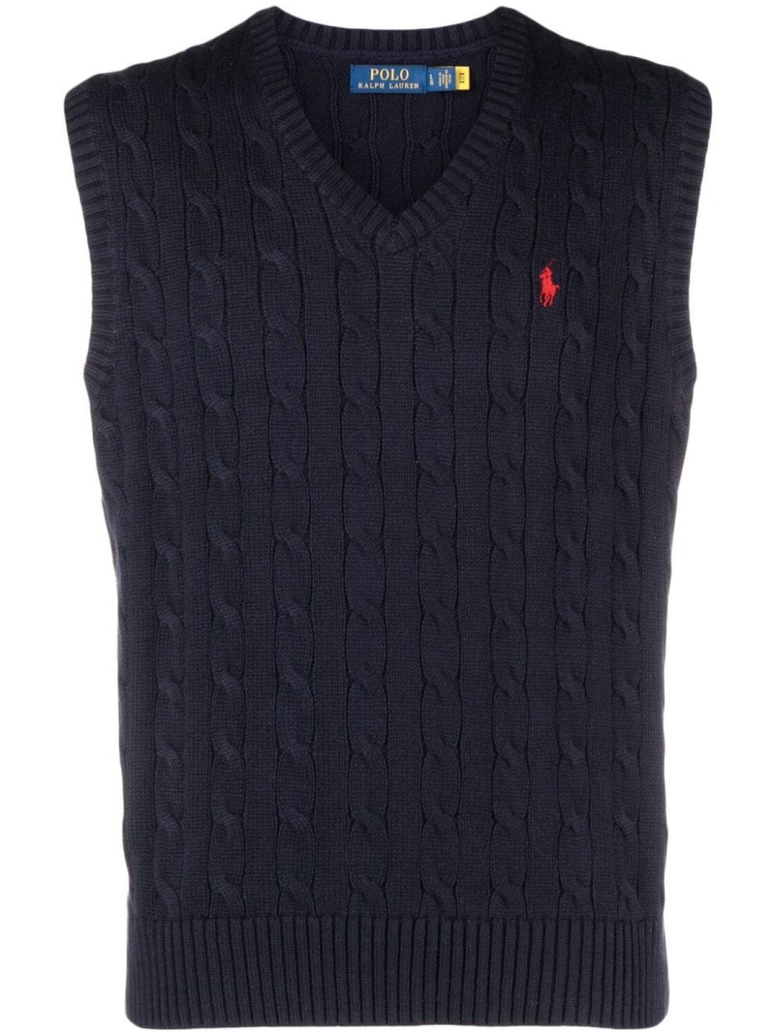 

Polo Ralph Lauren жилет фактурной вязки, синий