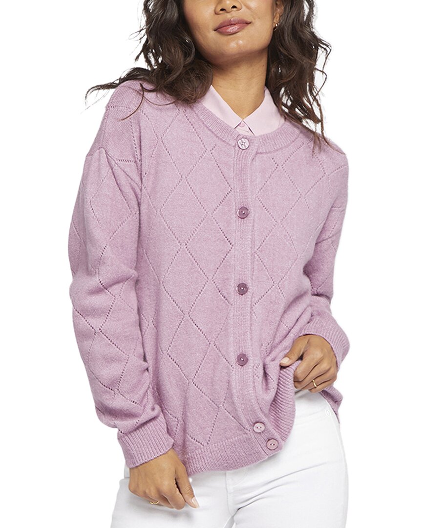 

Кардиган NYDJ Pointelle Argyle, фиолетовый