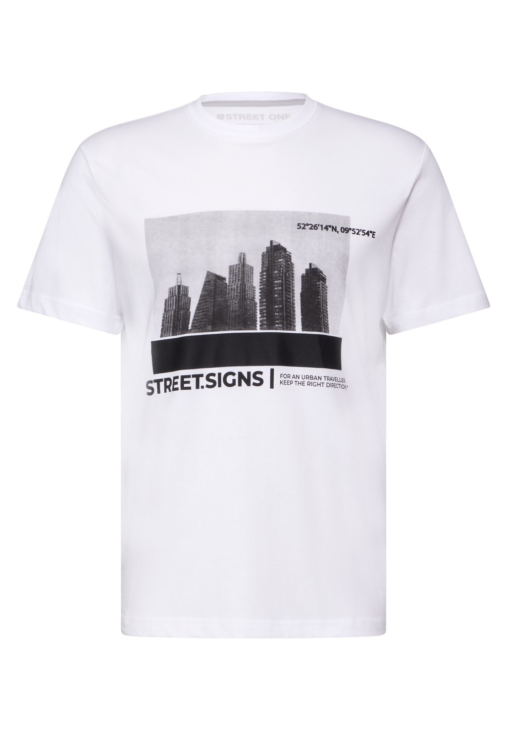 

Футболка с принтом MIT SKYLINE Street One MEN, белый