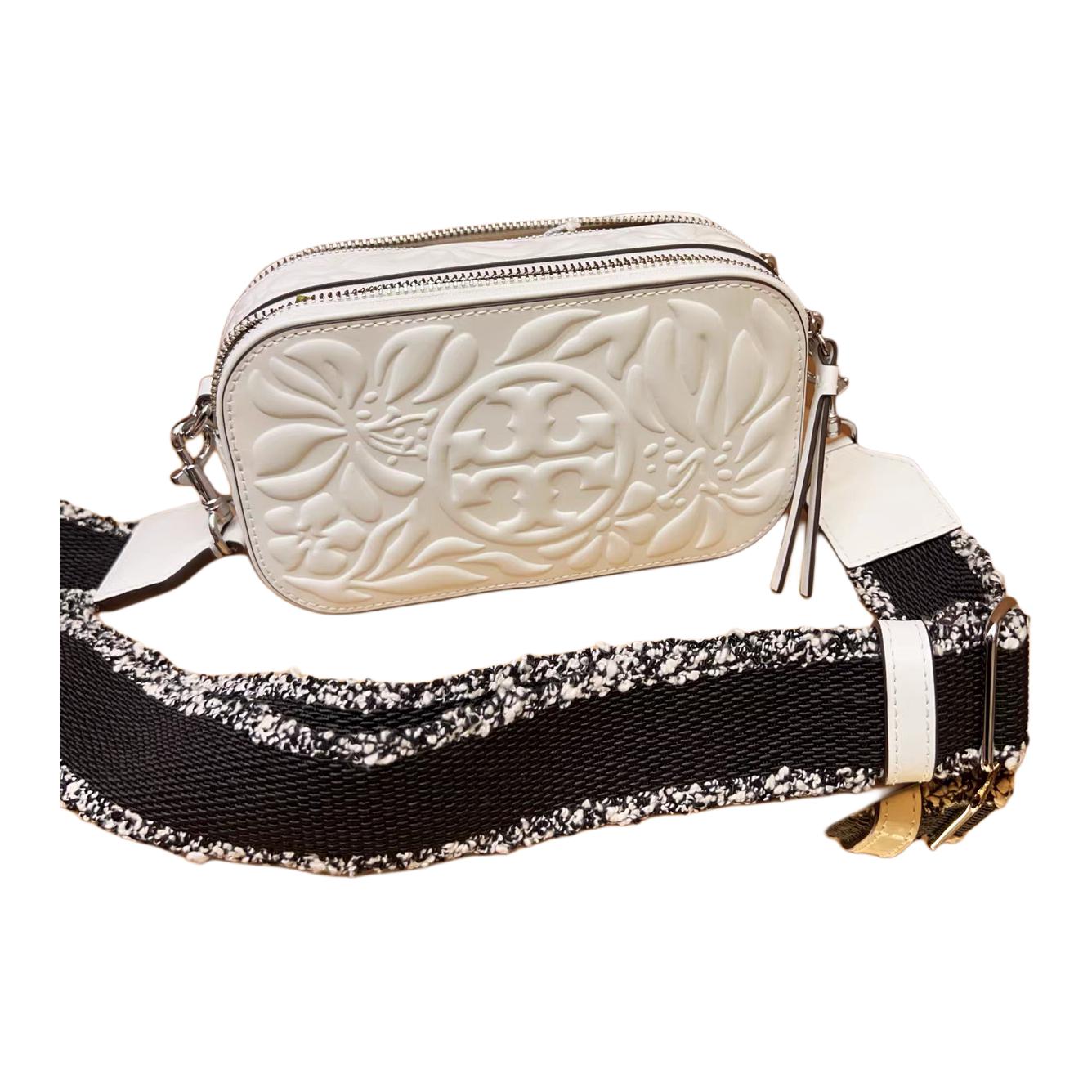 

TORY BURCH Кожаная сумка через плечо Мини женская белая