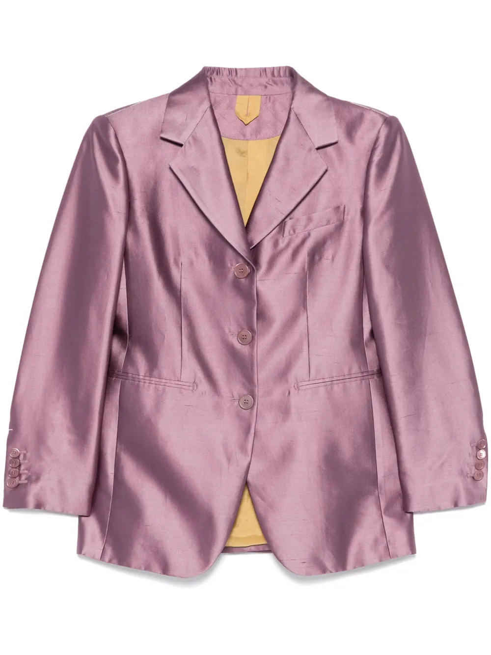 

Пиджак с эффектом металлик MAX MARA, фиолетовый