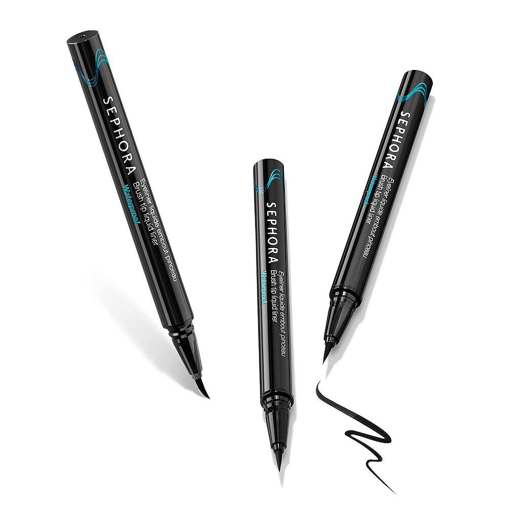 SEPHORA COLLECTION Hot Line Кисть-кисть Водостойкая жидкая подводка для глаз, коричневый — фото 3