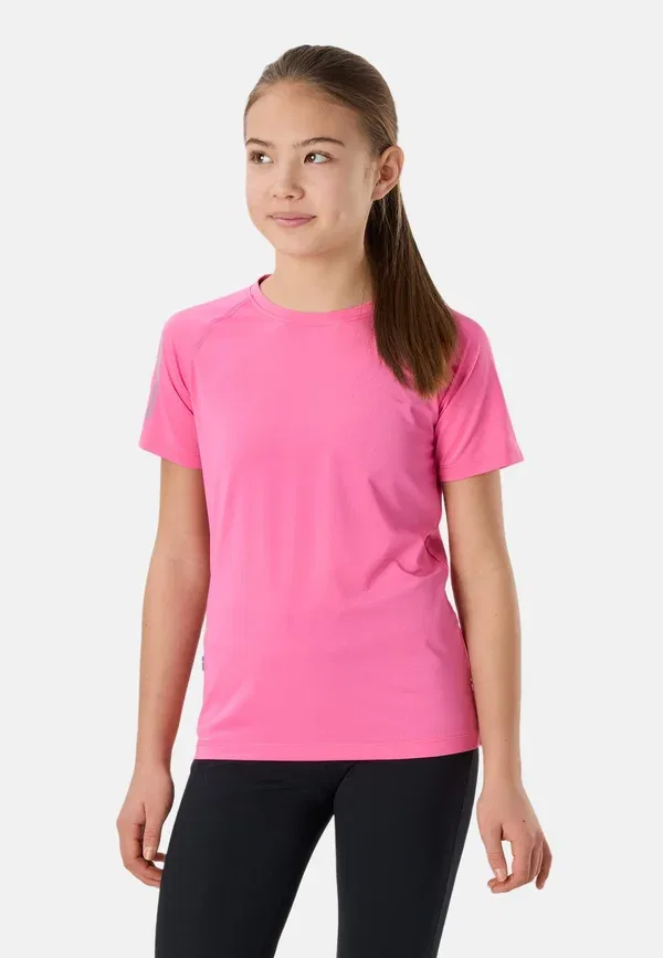 Футболка для тренировок Swedemount Core Training Tee G JR Basic T-Shirt, ярко-розовый — фото 2
